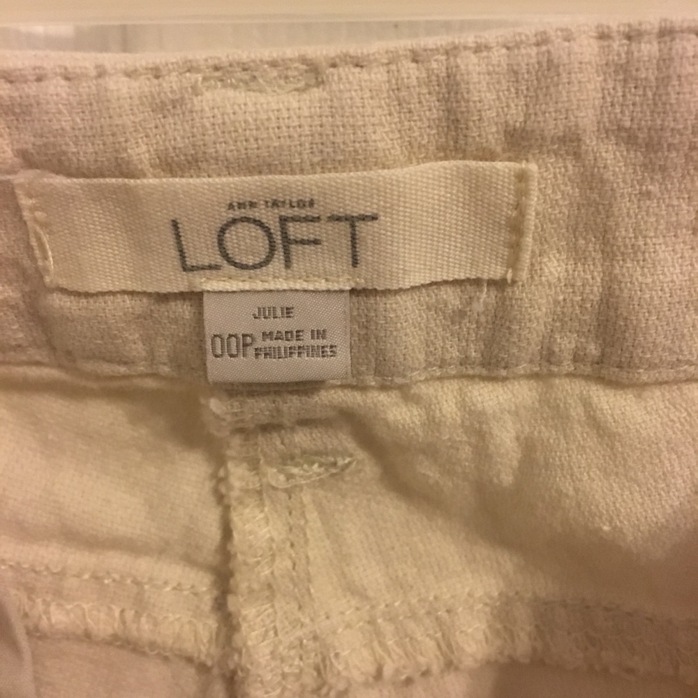 Loft Ankle Pants 00 Petite